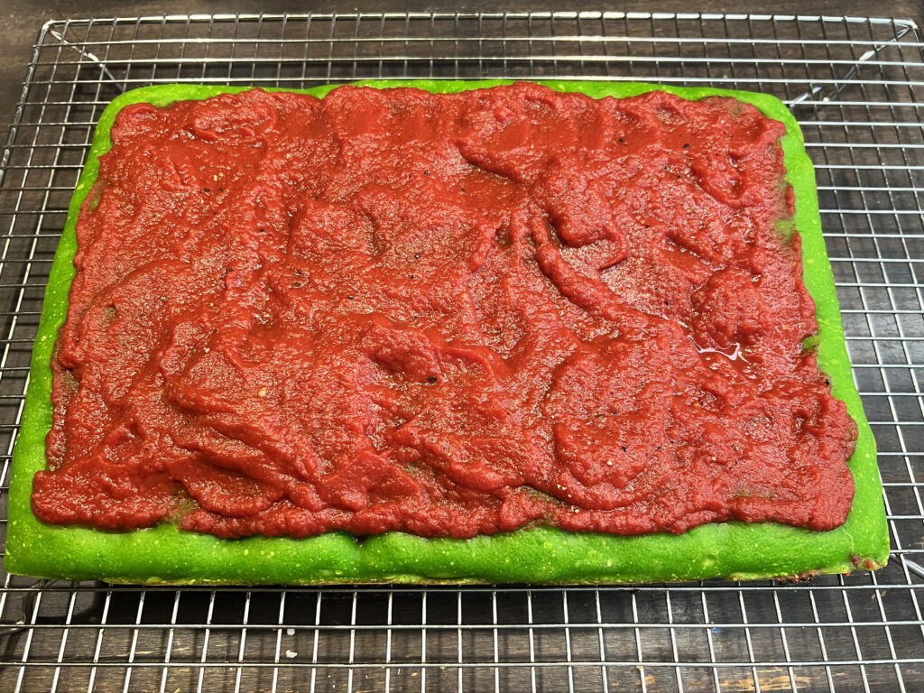 Grinch Philly Tomato Pie Sauce