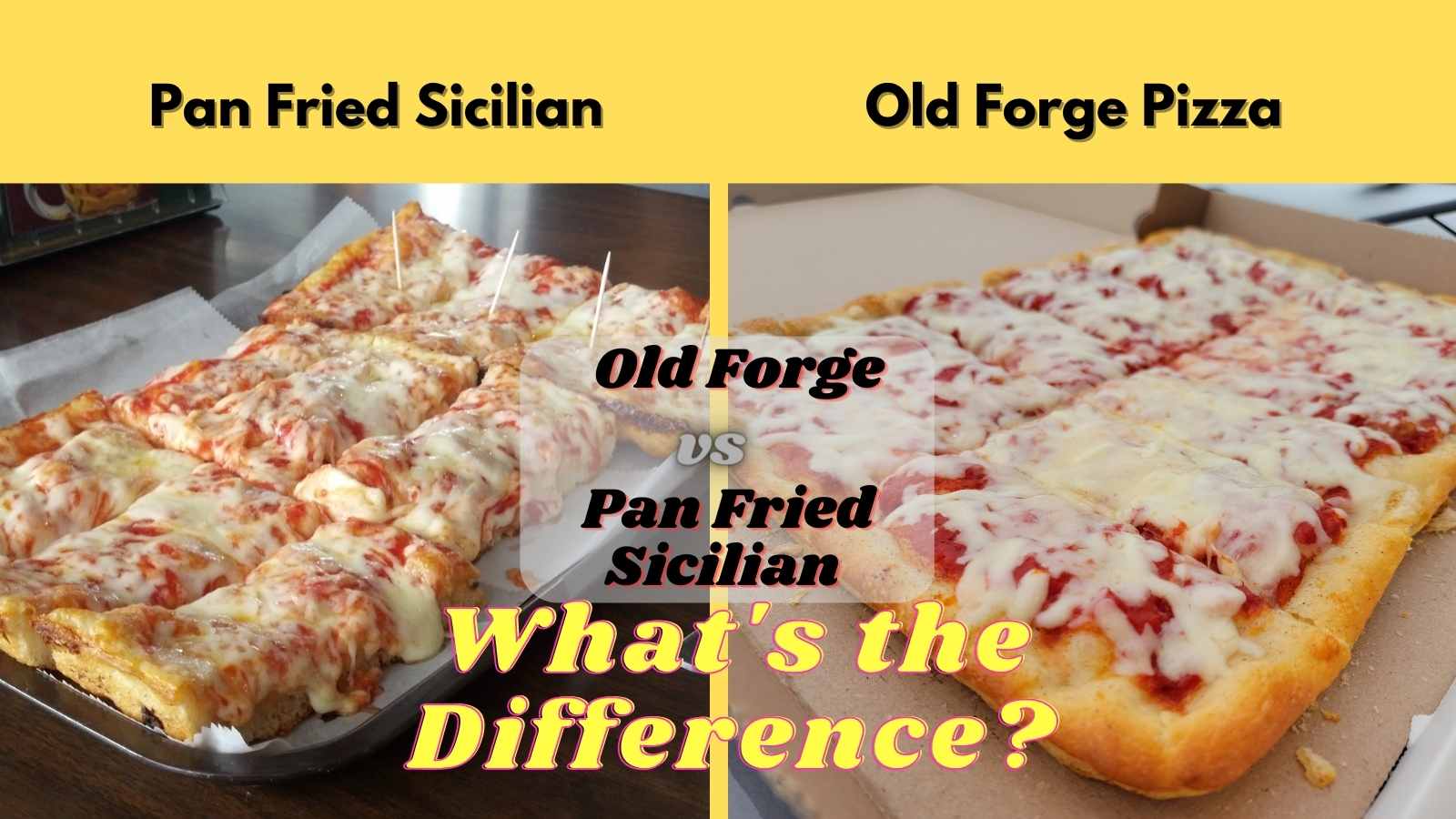 Pizza Siciliana, round pizza with light crispy crust