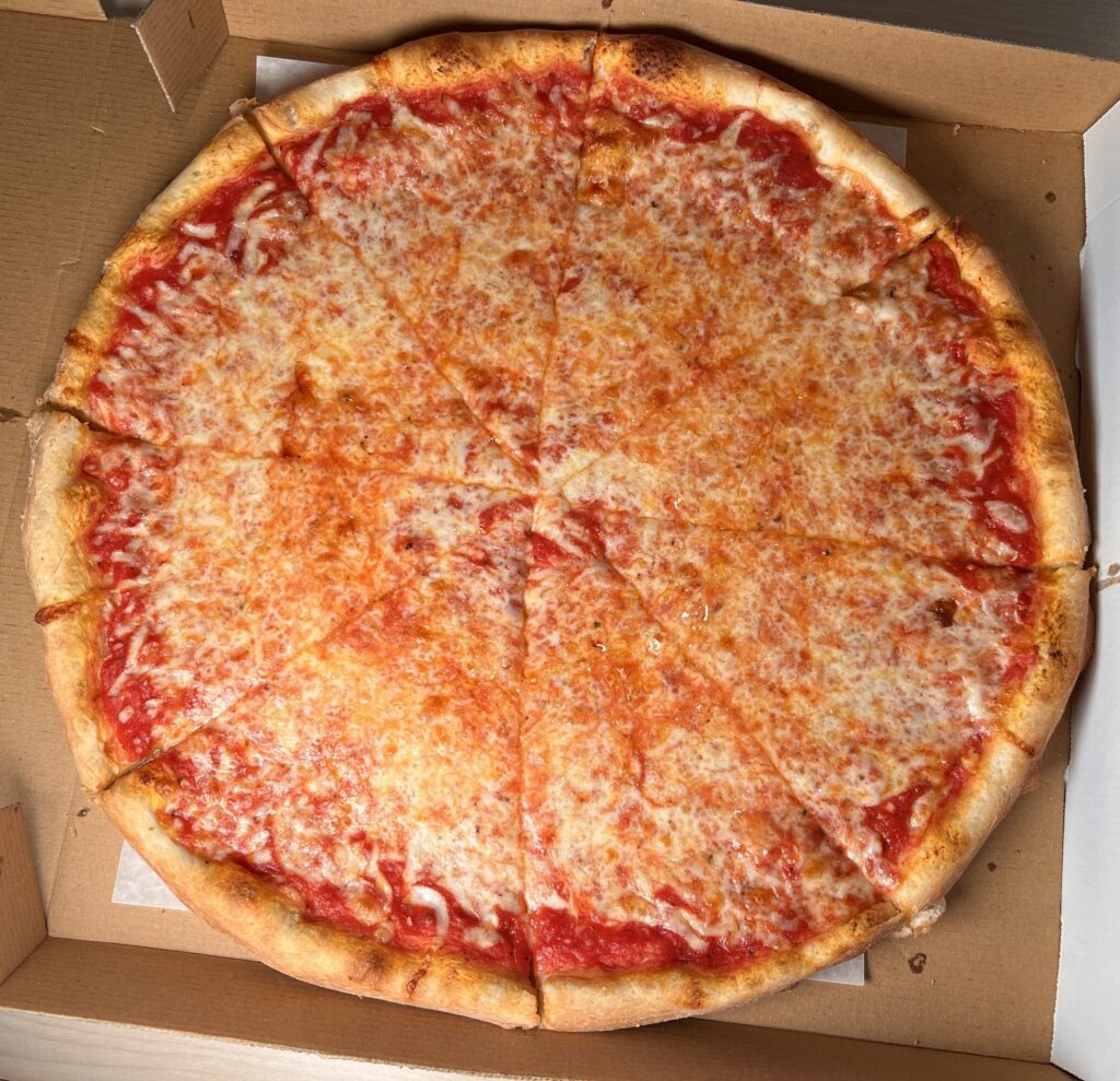 Novello's Pizzeria Scranton New York Style Cheese Pizza