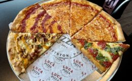 Slice assortment from Luca Pizza in West Pittston