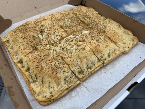 Ghigiarelli's Old Forge Pizza Double Crust White Pizza